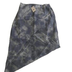 Madewell Slip Maxi Skirt Storm Cloud Blue Tie Dye Boho Festival Travel Beach, 2